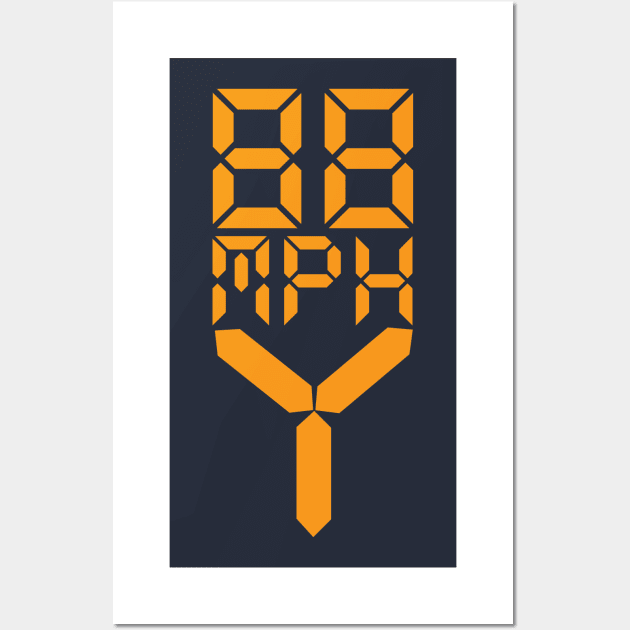 88 MPH The Speed of Time travel Wall Art by Meta Cortex